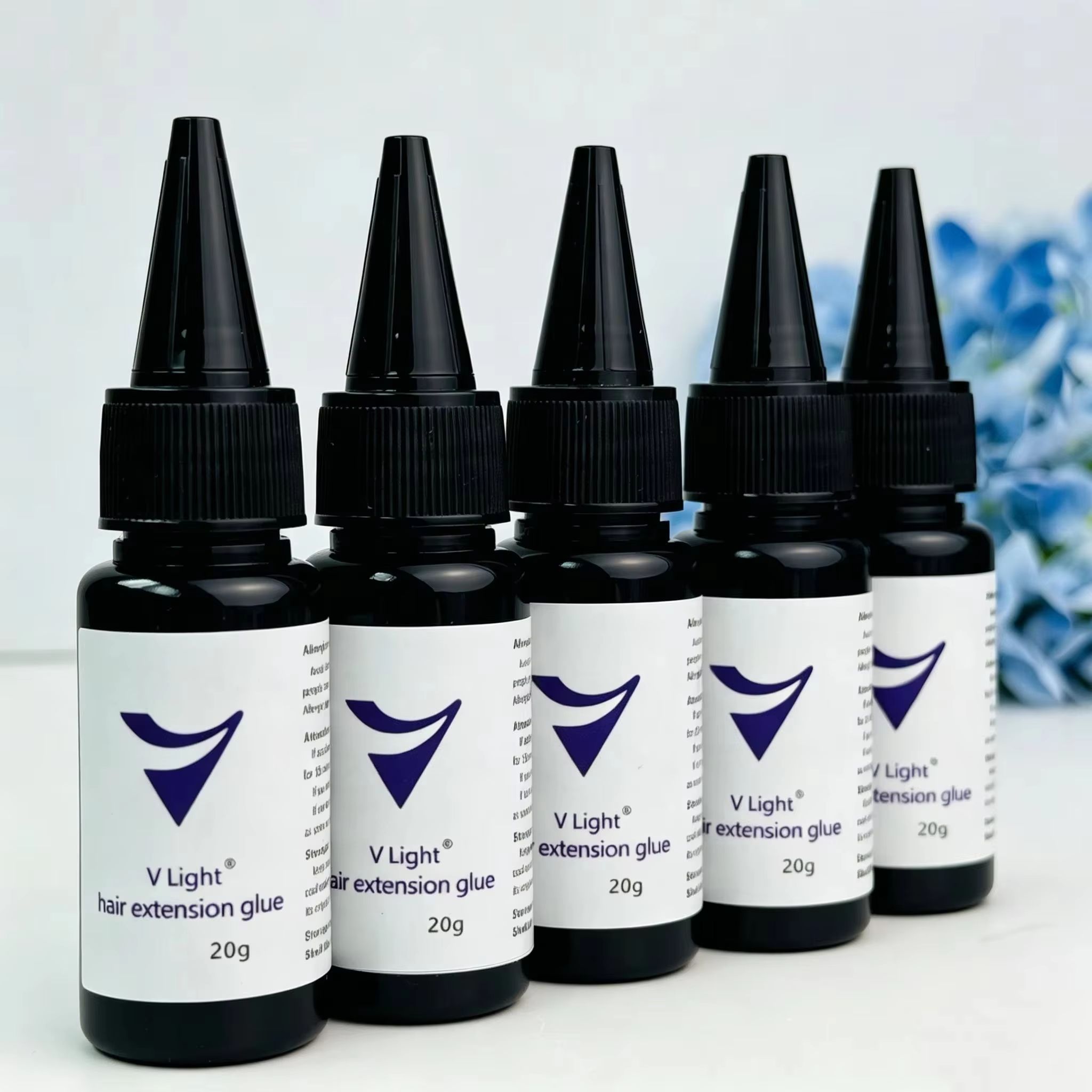 Liquid Uv Glue Kit - UV-licht haarverlengingslijmset, V-Light Bonding GlueRemover vloeibare