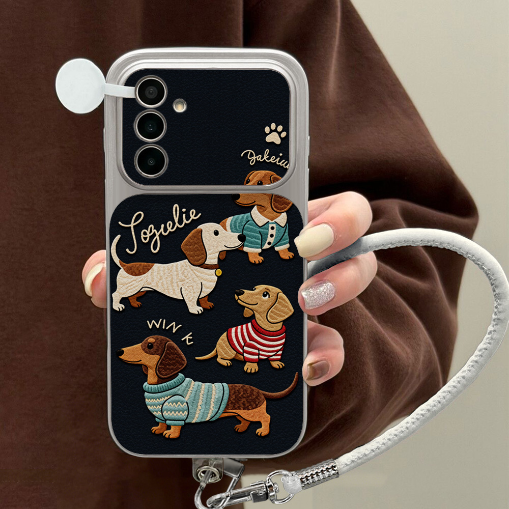Cartoon Dachshund Telefoonhoes - Camera Lens Protector recensie en prijs