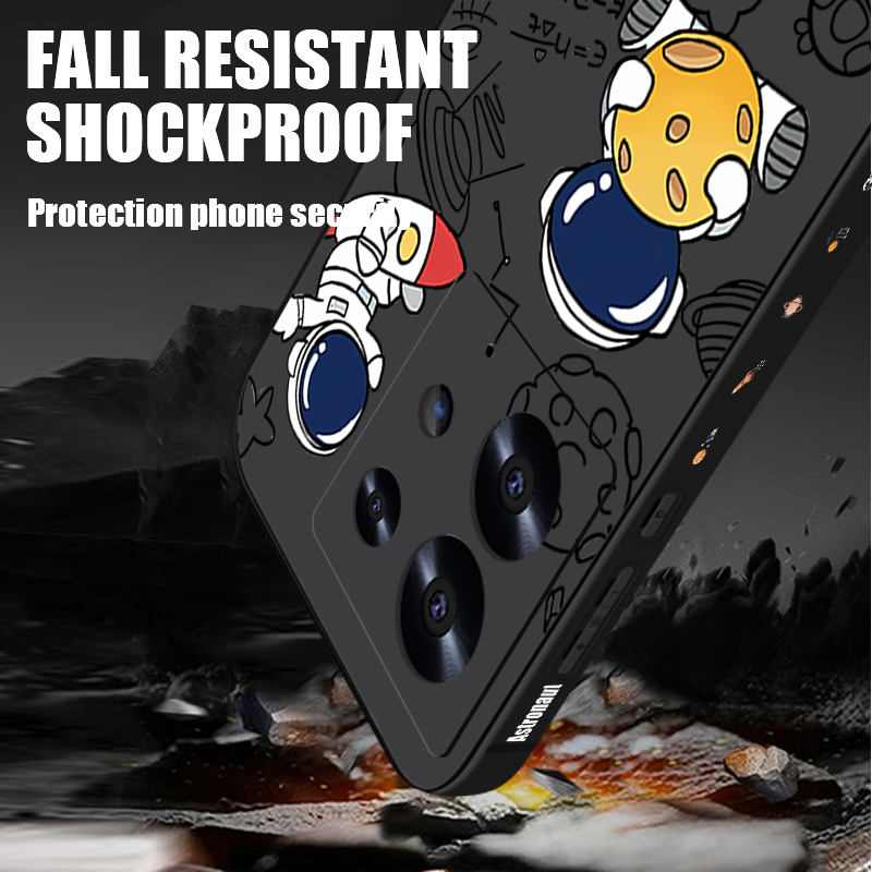 Leuke Astronaut Telefoon Case  - Xiaomi Redmi Note 13 recensie en prijs